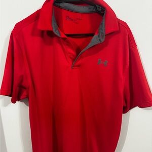 Under Armour Men's Bold Red Polo Shirt